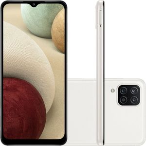 Smartphone Samsung Galaxy A12 64GB 4GB de RAM Branco