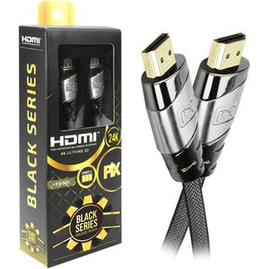 Cabo HDMI Nemesis PIX 2.0 4K 1,8M HDR Black Series 19 Pinos