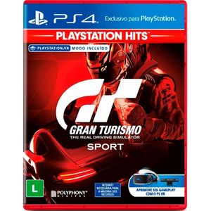 Jogo Gran Turismo Sport Hits - PS4
