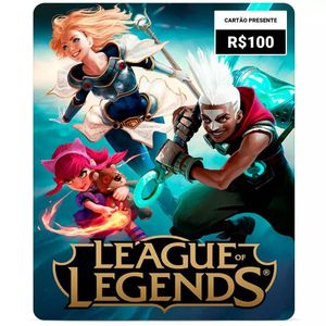 Gift Card Digital Riot League Of Legends R$100,00