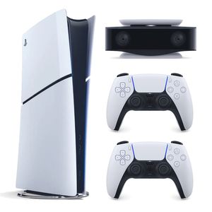 Kit PS5 Slim Digital 1TB c/Returnal + Ratchet & Clank + Câmera HD + Dualsense Branco Sony