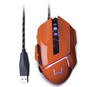 Mouse Gamer Multilaser MO263 Warrior Ivor 3200DPI Laranja