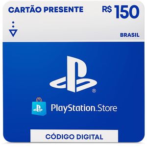 Gift Card Digital Sony Playstation R$150,00
