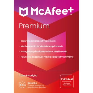 Gift Card Digital McAfee Plus Premium Individual R$149,90