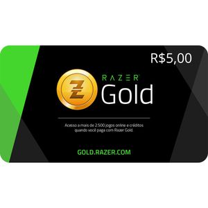 Gift Card Digital Razer Gold R$5,00