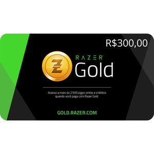 Gift Card Digital Razer Gold R$300,00