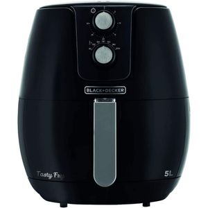 Outlet - Fritadeira Elétrica Black&Decker 5L AFM5 Sem Óleo Preto 127V