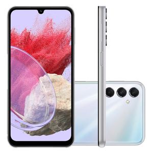 Smartphone Samsung Galaxy M34 5G 128GB 6GB de RAM Prata