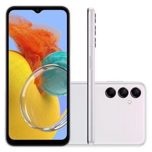 Smartphone Samsung Galaxy M14 5G 128GB 6GB de RAM Prata