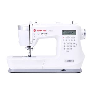 Outlet - Máquina de Costura Singer Elite CE677 Branco Bivolt