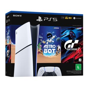 Console PS5 Slim Digital 1TB + Astro Bot + Gran Turismo 7