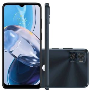 Outlet - Smartphone Motorola Moto E22 128GB 4GB de RAM Preto