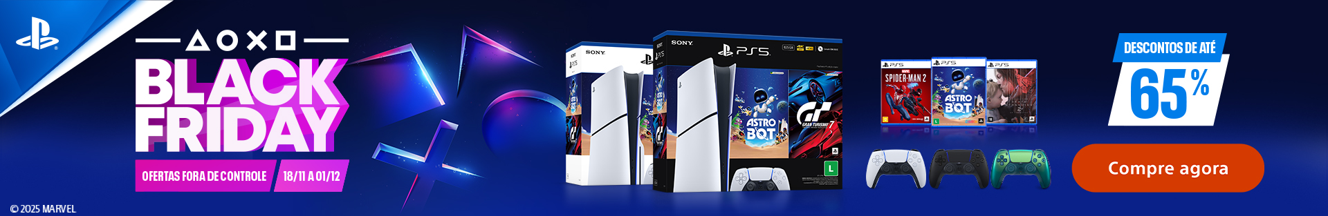 Black Friday Produtos PlayStation