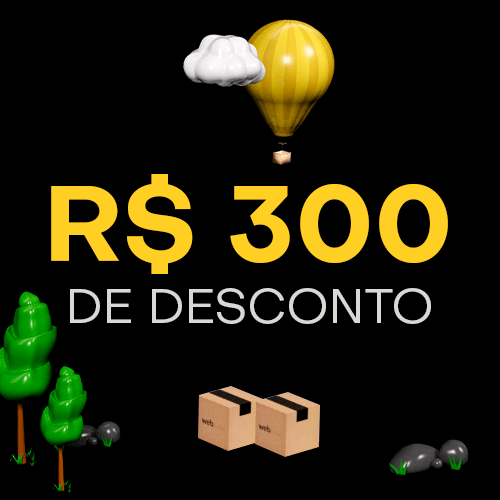 Cupons de Desconto de R$ 50 até R$ 300