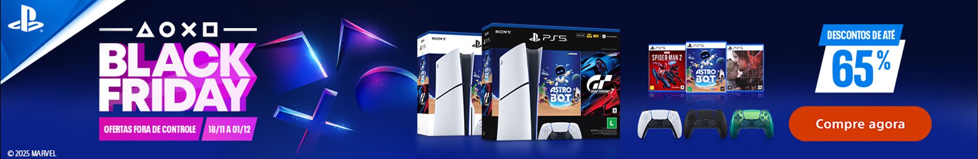 Black Friday Produtos PlayStation